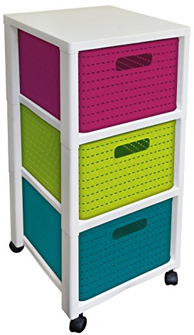 Rotho Babydesign schubladenkasten, Rattan Kunststoff, Mix, Moyenne