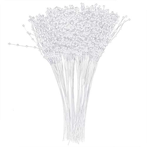 100pcs langlebige robuste künstliche Glitter Berry Stem Ornamente Perlen Sticks Glitzernde Zweige Weihnachten für Weihnachtsbaum kleine Vase Garten Hochzeitsfeier