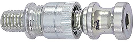 Distanzhülse mit Schraube Made in Germany - Maß A: 44 bis <52-041724451010 erial/Oberflächen: St galvanisch verzinkt, Produktgruppe: 2D Aluminium-Türbänder, Stahl-/Edelstahl-Türb
