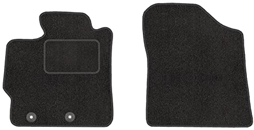 Vorne Velour Fußmatten Satz für Toyota Yaris III (ab 2011) - 2-teilig - Passgenau