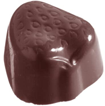 CW1133 - Chocolate World - Chocolate Strawberry Polycarbonate Mould
