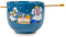 Disney Lady And The Tramp Serenade - Vajilla de cerámica Ramen | Incluye cuenco de fideos de 20 onzas y palillos de madera