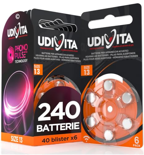 240 Piles Auditives Udivita Type 13