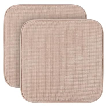 Bestlivings Sitzkissen (2er Pack) Stuhlkissen mit Anti Rutsch Unterseite 38cm x 38cm - Öko-Tex Zertifiziert - Sitzauflage Uni, Stuhlpolster Stuhlauflage