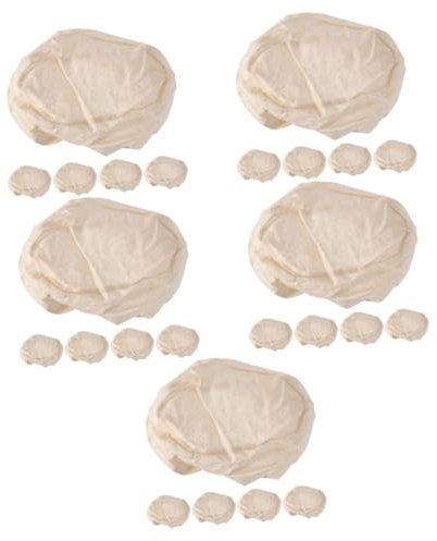 PRETYZOOM 25 Pz Set di cestini per la lievitazione del pane cestino per lievitazione pane cestino portapane gadget da forno panno per cestino di utensile da cucina stoffa