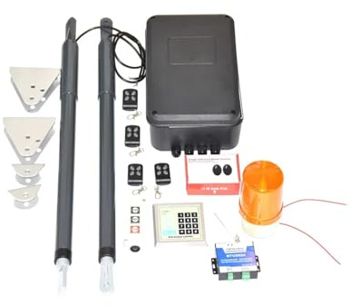 Russia Spedizione Gratuita Kit Motore for Cancello Battente con Attuatore Lineare Elettrico con Apri Automatico a Prova di Acqua,Sicurezza Affidabile(Kit9)