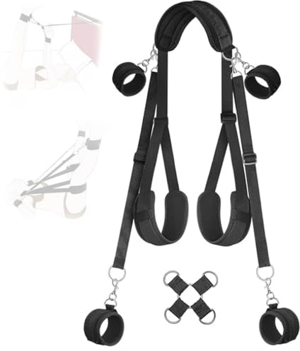 Accesorios de entrenamiento de yoga de nailon ajustables con diseño integrado de cuello a pierna.