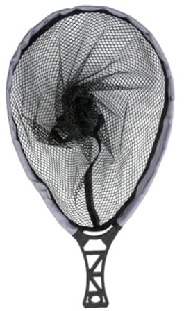 Kleiner Kescher für Süß- und Salzwasser, Angelzubehör, tragbar, für Erwachsene, Unisex, Angelzubehör