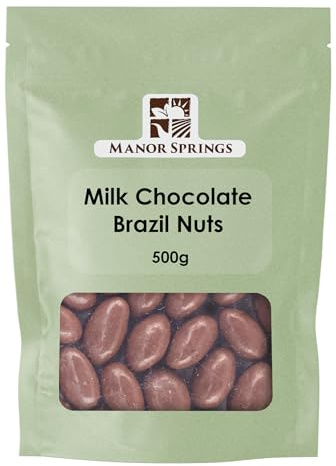 Milk Chocolate Brazil Nuts 500g by Manor Springs