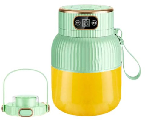 Bärbar juicepresflaska, bärbar juicepressmixer 600 ml | Fruktjuicemixer multifunktionell personlig rese-minikök-kompakt-bärbar