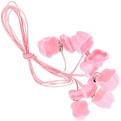 Förvaringsbox för Mjölktänder 5 St Rosa Tandlåda med Snöre Minnessak för Barn Pojkar Flickor Baby Souvenir Organiserare