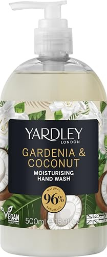 Yardley London Deluxe Gardenia Botanical Hand Wash, Coconut, 500 ml