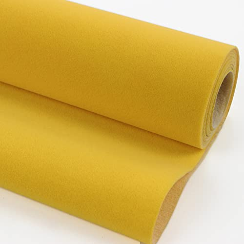 HARICSET Bastelfilz Selbstklebend 150 cm Breit Kinder Vliesstoff Stoff Filzplatten zum Filzuntersetzer Basteln Nähen DIY Patchwork(Size:1.5 * 0.5m,Color:Golden)