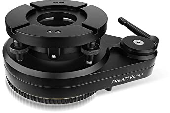 Proaim ROM-1 Rotating Offset 4-Way Camera Leveller - Mitchell to Mitchell. Payload up to 80kg / 176lb. For Tripods, Bazookas, Dollies, or Cranes (LV-4WAY-R1)