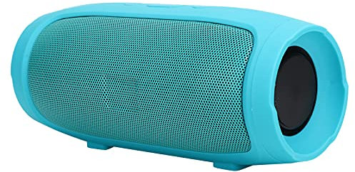 Altoparlante Portatile, Altoparlante 5.0 a Colonna, Portata Wireless 10 M, Altoparlante HiFi Stereo a Doppia Tromba per Viaggi, Esterni, Casa (Verde chiaro)