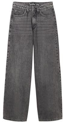 TOM TAILOR Mädchen Kinder Wide Leg Fit Jeans , 10219 - Used Mid Stone Grey Denim, 158