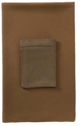 Zweiteiliges Chiffon-Hijab-Schal mit Unterschal, Schals für Damen, Kopftuch, 16-122 Braun, One size