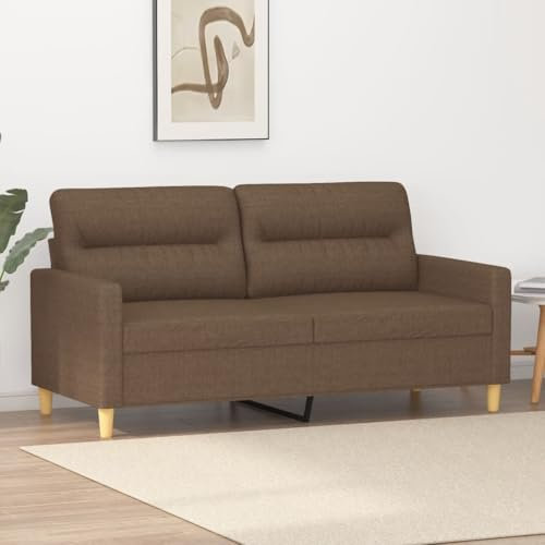 LAPOOH 2-Sitzer-Sofa Braun 140 cm Stoff, Sofas & Couches, Sofa Wohnzimmer, Sofa Für Jugendzimmer, Relaxsofa, Sofa Für Schlafzimmer, Polstersofa - 359238