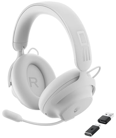 Alienware Pro Wireless Gaming-Headset, Lunar Light