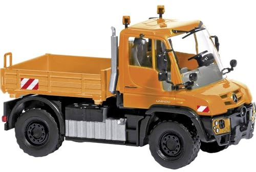 Busch 50934 H0 LKW Modell Mercedes Benz Unimog U 430, Verkehrsorange