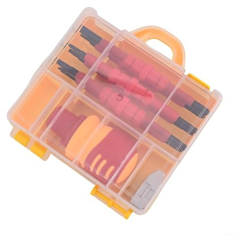 Lot de 14 tournevis à cliquet isolés avec embouts fendus et cruciformes pour électricien, outils à main pour réparation de maison et jardin