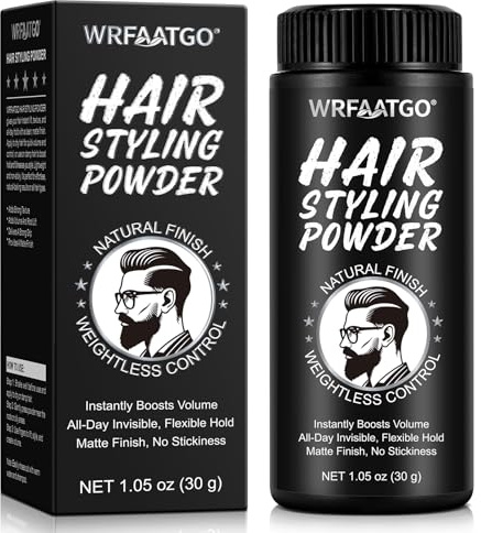liiutry Hair Styling Powder, Texture Powder for Men & Women, All Hair Types, Matte Finish & 24-Hour Strong Hold, Adds Instant Root Lift & Volume, Invisible & Non-Sticky Formula, 30g/1.05oz
