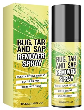 Car Detail Spray | 100 ml de Acción Rápida Multiusos,Eliminador Árbol | Resina Grasa Excrementos Pájaros Camión Camioneta Sedán Moto