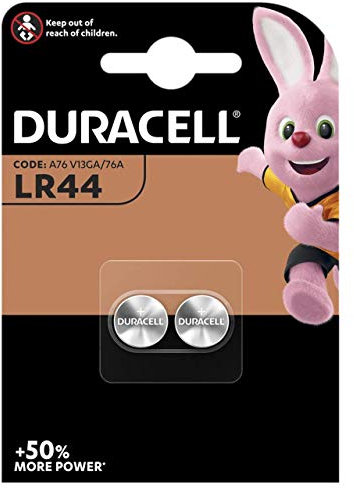 Duracell Spéciale Piles Bouton Lithium type LR44, Lot de 8