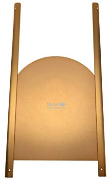 Deluxe Curved Metal Chicken Coop Door with Runners