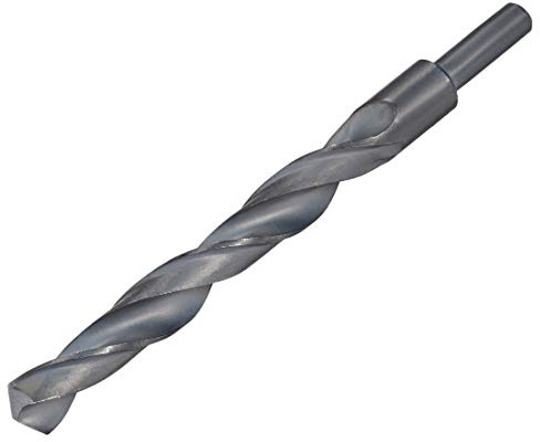 sourcing map Reduced Shank Twist Drill Bits 16mm High Speed Steel 4241 with 10mm Shank for Aluminum Alloy Steel Metal Plastic Wood