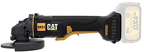CAT Caterpillar - Akku Winkelschleifer/Ø 115 mm / 18V / Spindle-Lock Technologie / 8500-min/Inkl. Zubehör, ohne Akku und Ladegerät