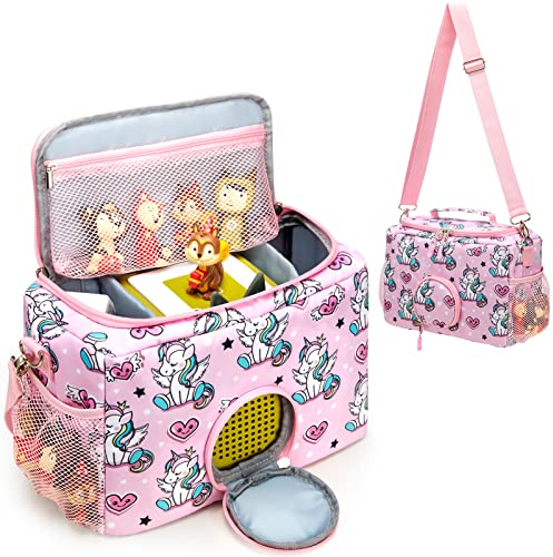 MaidMAX Estuche de Transporte portátil Compatible con Tonies Kids Audio Player Starter Set y Tonies Figures Characters, Caja de Transporte para niño niña