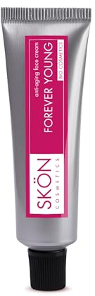 Skön Forever Young - Crema Viso Antirughe con Vitamina C ed E, Acido Ialuronico e Aloe Vera, Crema Idratante Viso, Riduce le Rughe e Rende la Pelle più Elastica, Adatta a Tutti i Tipi di Pelle, 50 ml