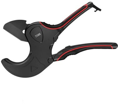 tagliatubi PVC/PPR Forbici per taglierine, con Cutter per Tubi a cricchetto per trattamenti, 0-32/42 / 63/7 5MM, Forbici del Tubo SK5. Materiale Attrezzi (Color : F6902 0-42MM)