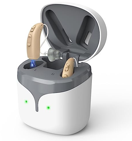 Rechargeable RIE Receiver In Ear Sound Amplifier, Assist With Listening to Music and Watching TV