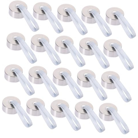 BESPORTBLE 20pcs Water Bottle Lids, Stainless Steel & Silicone, Leakproof, Screw Caps, 4cm Diameter, Silver, 292g, Adult, 20 Pieces, 1 Set, RECREATION_BALL, Bottle Lid
