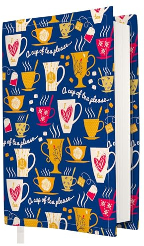 MOSSO - Copertina per libri, tessuto lavabile, impermeabile, custodia per libri per adulti, regalo per gli amanti dei libri (TEA – M)