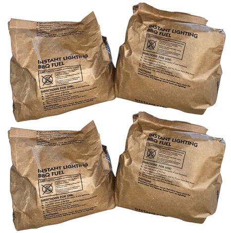 Glamified-Glam Organic Restaurant Grade Instant Light Lumpwood Charcoal, Bags Instant BBQ Charcoal Hardwood Charcoal | for BBQ Barbeque Outdoor Party (4kg BBQ Charcoal)