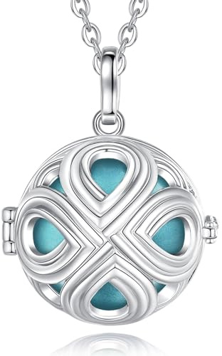 CELESTIA Llamador de Angeles Collar Embarazada Nudo de Amor Colgante Embarazo Regalos Embarazadas Originales Futura Madres