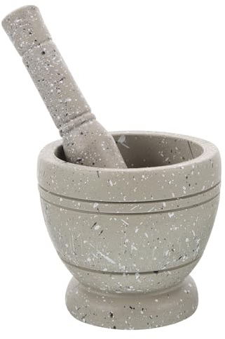 NIYANGLE 1 Jeu Livre pilon cuisine accessoire cuisine accesoire cuisine ecraseur ail - Mortier et pilon Mortier à ail petit outils accessoire de cuisine poudre pilon à ail pp Grey