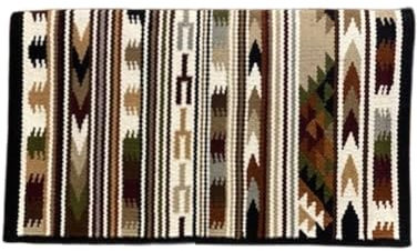 EQUIEMPRESS Sattelunterlage Western Ranch/Westernsatteldecke aus Neuseelandwolle, Top Wool Pad Sensor Flex (Anpassung möglich) A-791 (32 x 32)