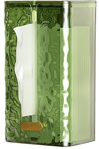 Boîte à mouchoirs en papier Glaciers - Plateau de rangement pour papier facial - Pour comptoirs de coiffeuse, chambre à coucher, commodes, boîtes à mouchoirs