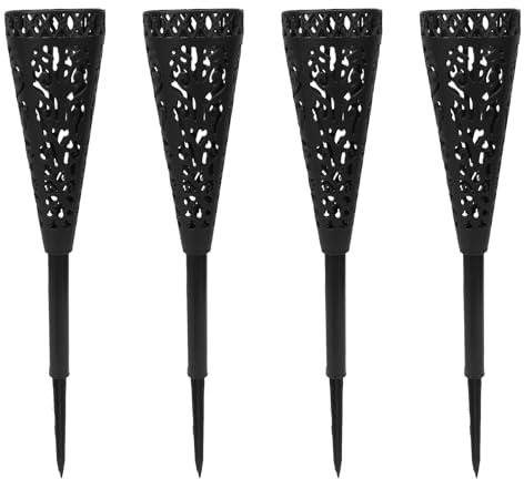 Generic Jarrones de Cementerio con Púas, 4 Unidades, únicos y Prácticos Soportes para Tumbas para Monumentos Al Aire Libre, Fuerte Diseño Antiviento, Ideal para Arreglos Florales (Paquete de 4
