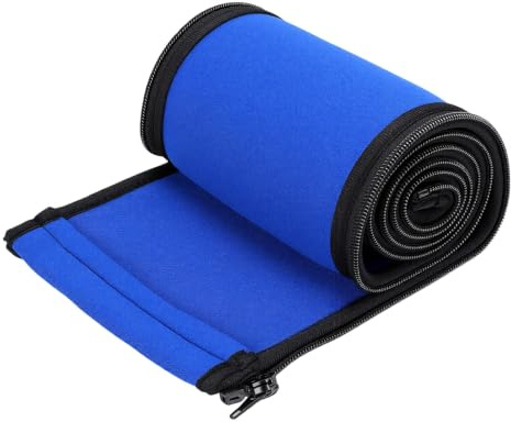 Fockety Couverture de Main Courante de Piscine, Couvertures de Main Courante de Piscine de 4 Pieds avec Fermeture éclair, Poignées de Poignée de Rail de sécurité Antidérapantes (Style de fermeture