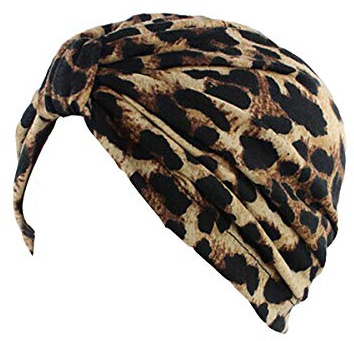 Ever Fairy Damen Blumenmuster Bedruckte Baumwolle Turban Chemo Schlaf Kappe, Turban Hut Kappe Kopfband