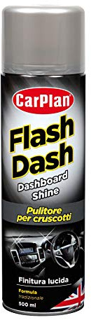 Carplan LFD503 Flash Dash Effetto Lucido Pulitore per Cruscotti, 500ml Volume, Artic Ice