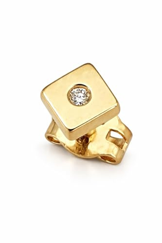 Herrenohrring Gold 585 Brillant 0.01 ct. Ohrstecker Stecker Ohrring für Herren