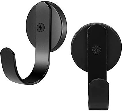 Elleiffina Magnetic Hooks Heavy Duty Magnet Hook Hanging Small Strong Magnet Hook Wreath Hangers for Metal Door Refrigerator or Wreath Hanger 2pcs