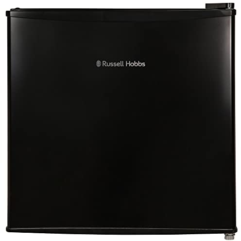 Russell Hobbs Mini Freezer 31 Litre Capacity Black Freestanding Table Top Small Freezer with Adjustable Feet, Removable Shelf & Reversible Door RHTTFZ0E1B