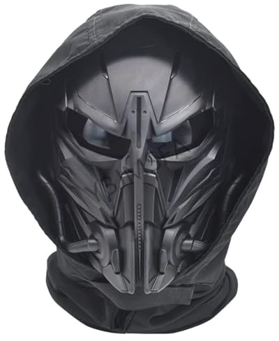 Taktische Airsoft Schädel Masken Vollgesichts-, Erwachsenen Deluxe Maske Augenschutz Für Halloween BB Paintball Gun Patriots CS Spiel Cosplay Party Halloween Cosplay Zombie Scary Skeleton Masken